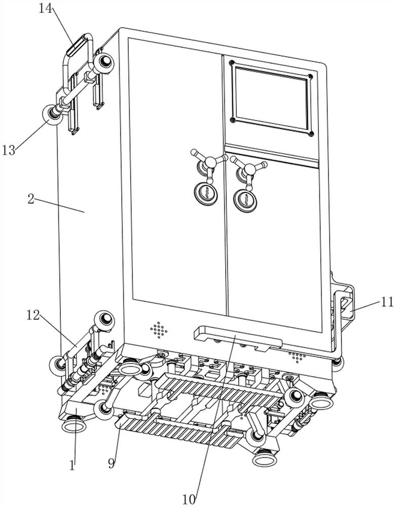 Bullet cabinet made of high-density and high-hardness material