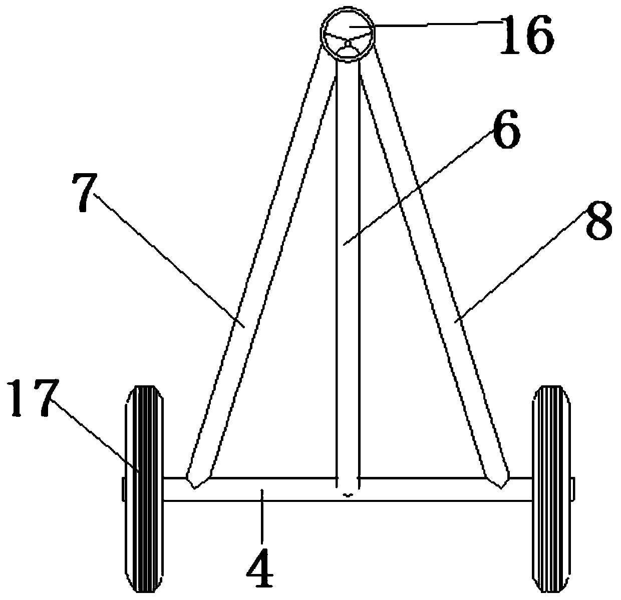 Device for carrying and adjusting curbs and stones and use method for device