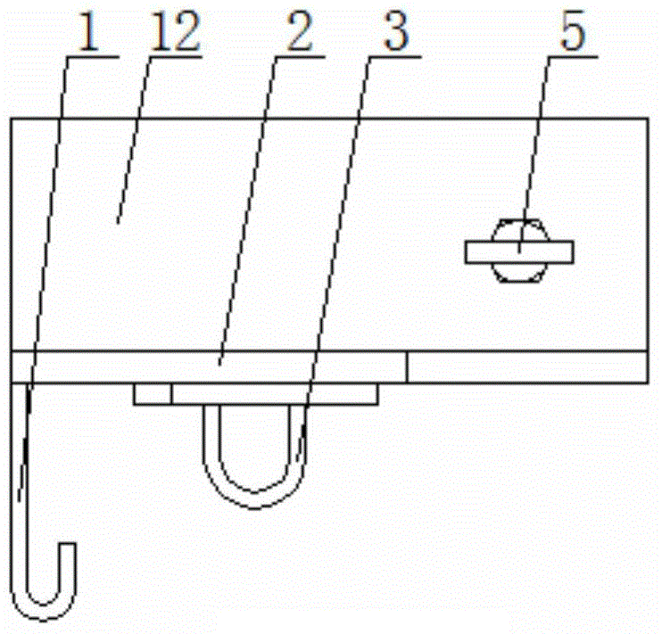 Thirty-five kV insulation locking rod fixing device special for live-line work and usage method therefor