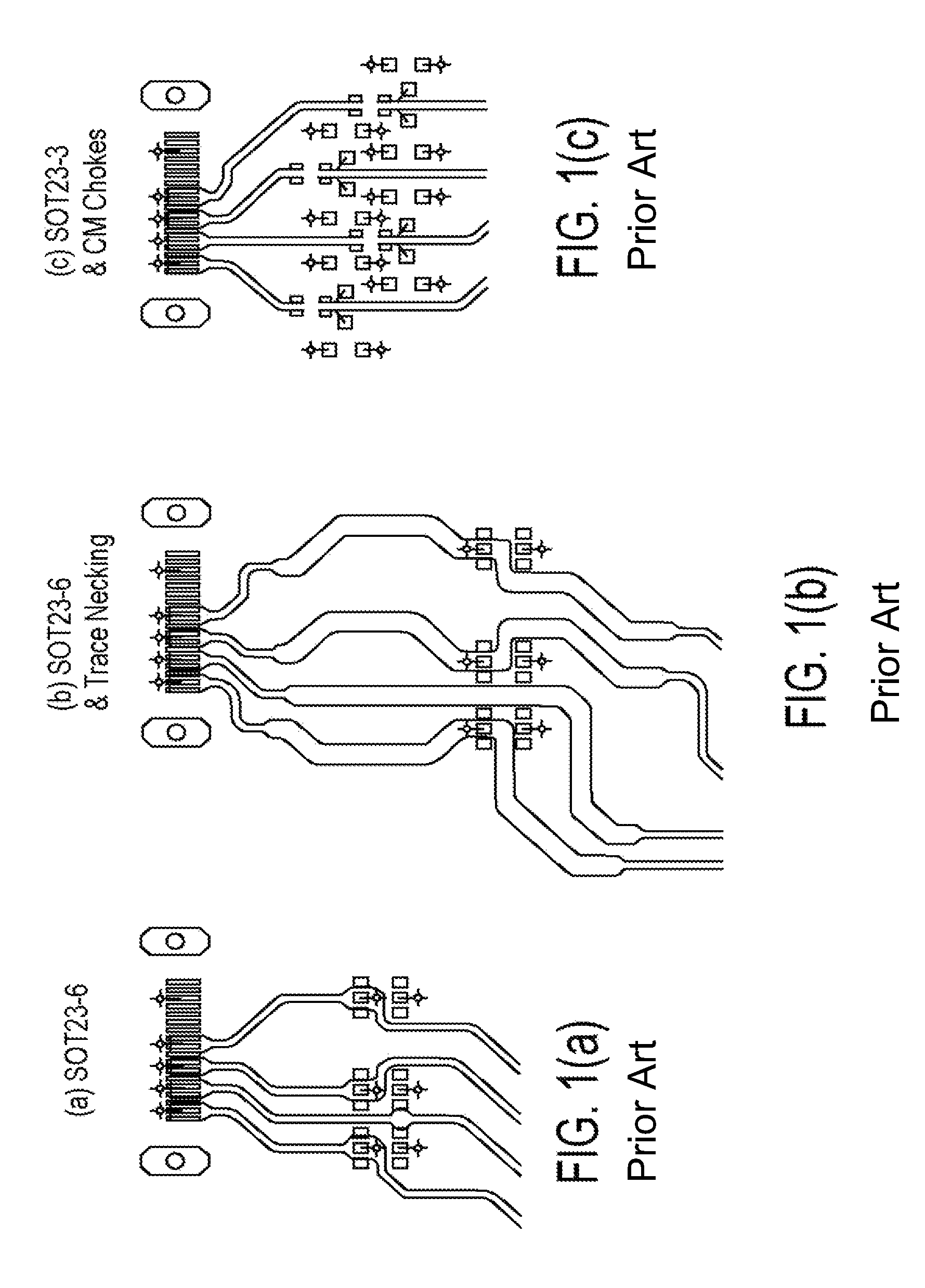 Method and apparatus that provides differential connections with improved ESD protection and routing