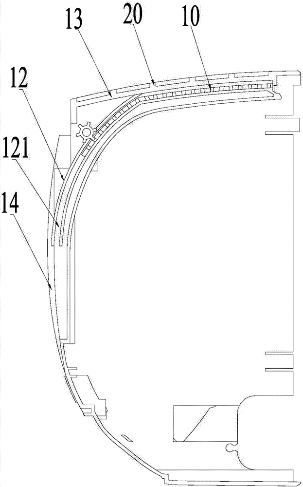 Air conditioner indoor unit, air inlet method for air conditioner indoor unit and air conditioner