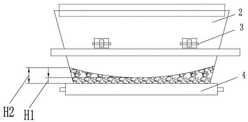 Sintering, mixing and material distributing device for blast furnace