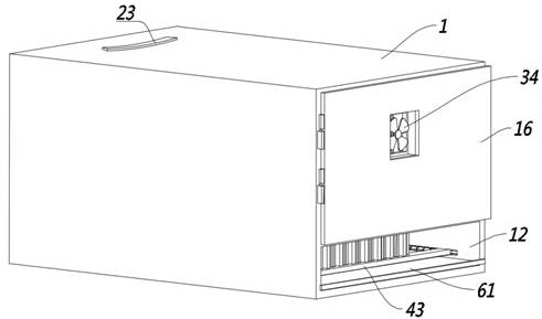 Heat dissipation structure of servo driver