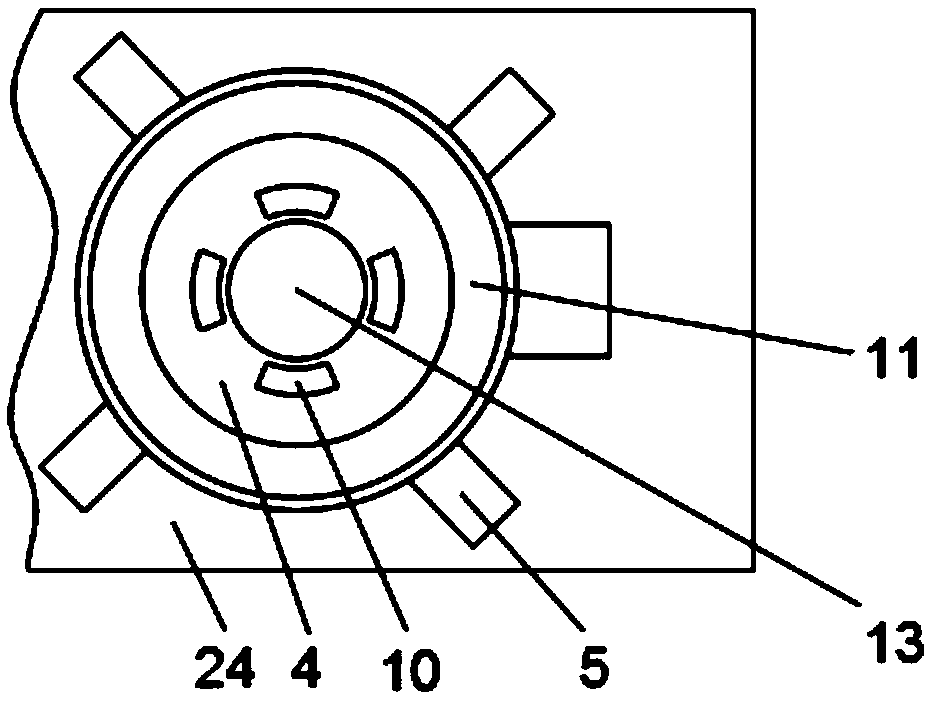 Straw granule drying device