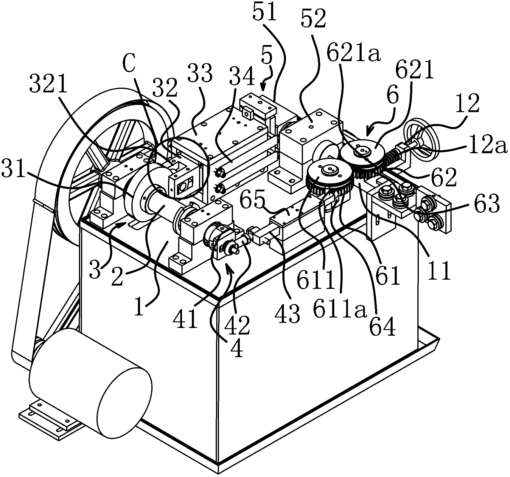 Pin shaft machine