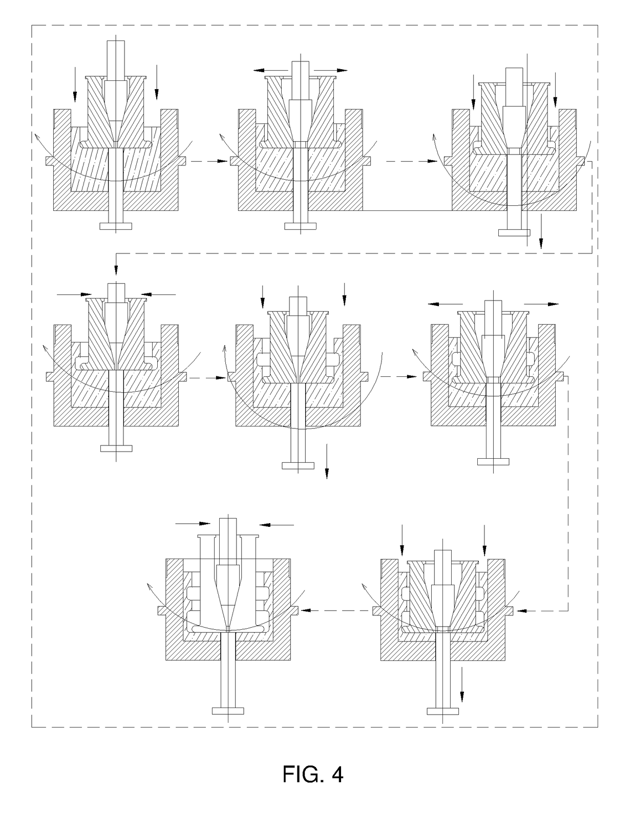 Rotary Extrusion Producing Method for Producing Inner Ring Rib with Large Aspect Ratio Formed of Hollow Billet