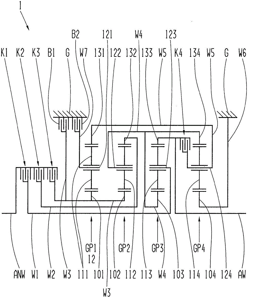 Transmission for a motor vehicle