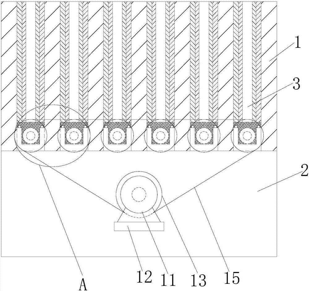 Heat sink having cleaning function