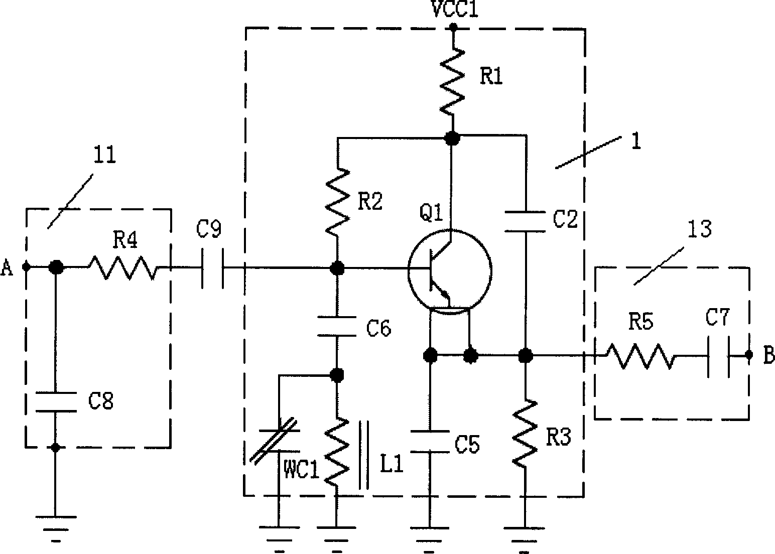 Audio and video wireless transmitting device