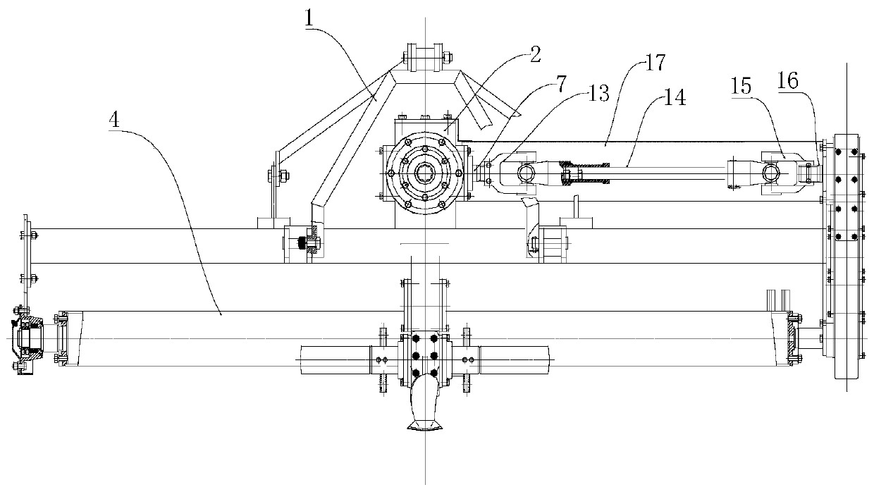 Reverse-rotating high-speed vertical-claw double-shaft finished land combined machine