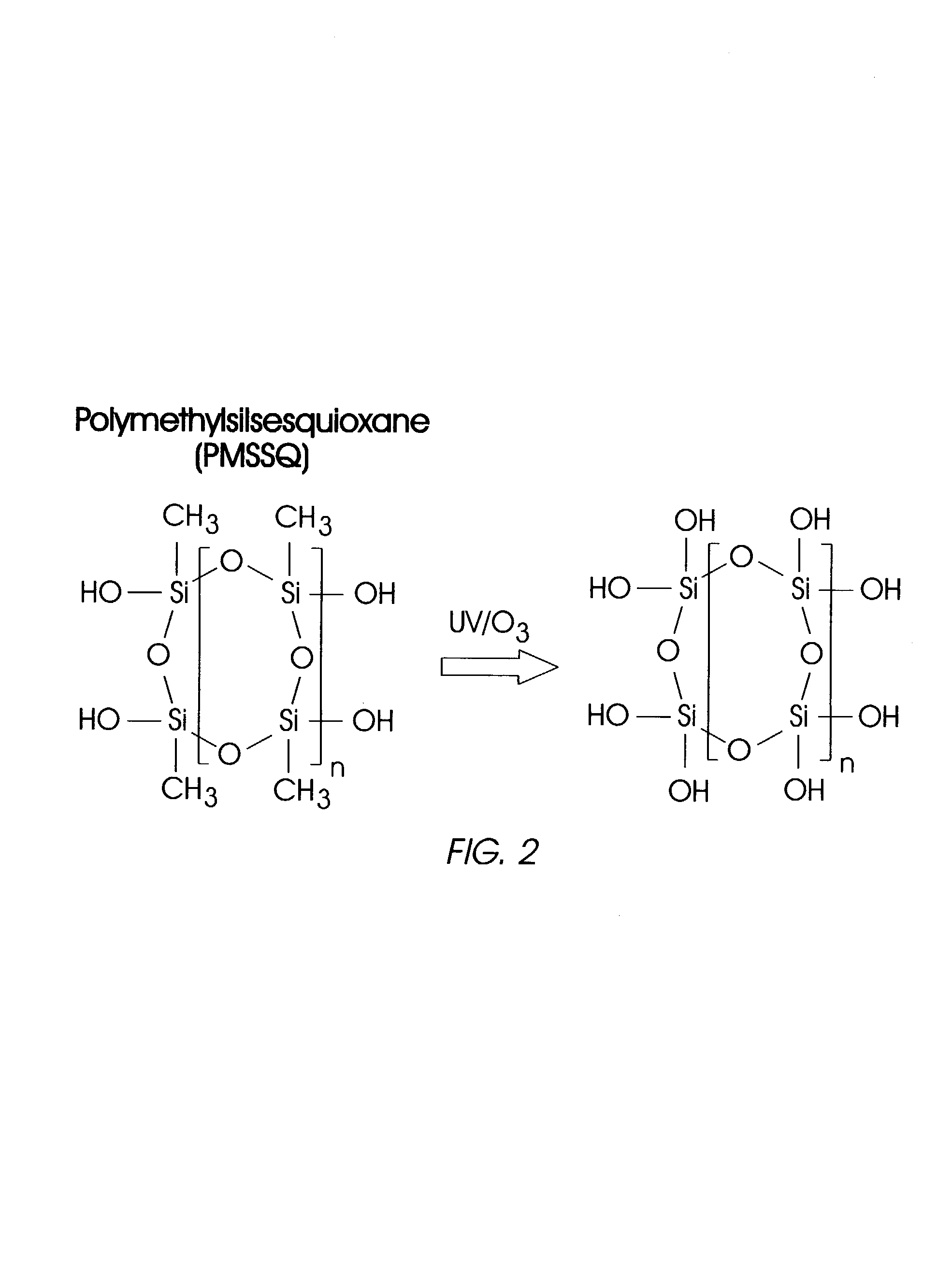 Patterned substrate with hydrophilic/hydrophobic contrast, and method of use