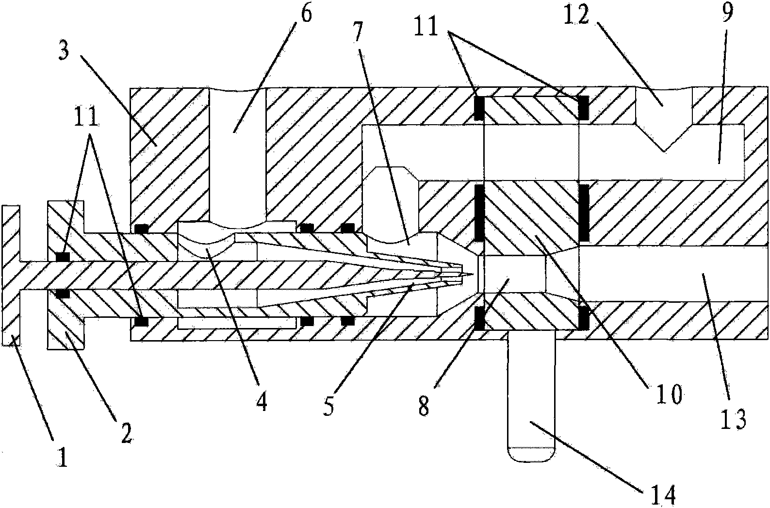 Water mixing valve