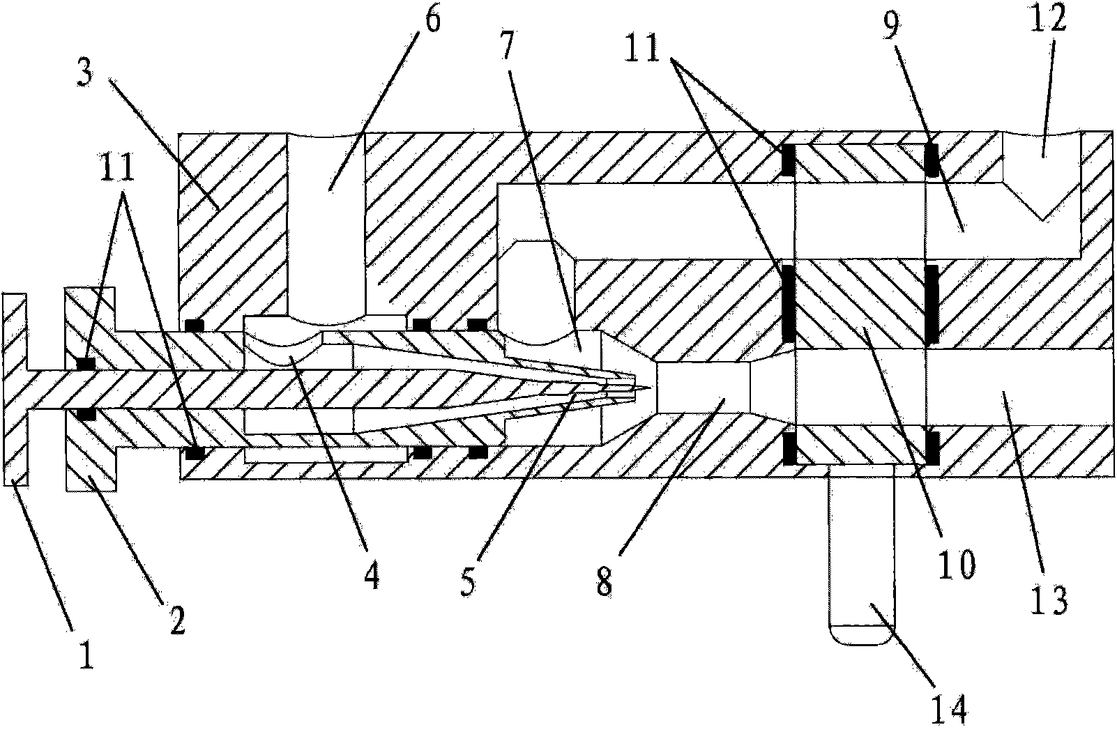 Water mixing valve