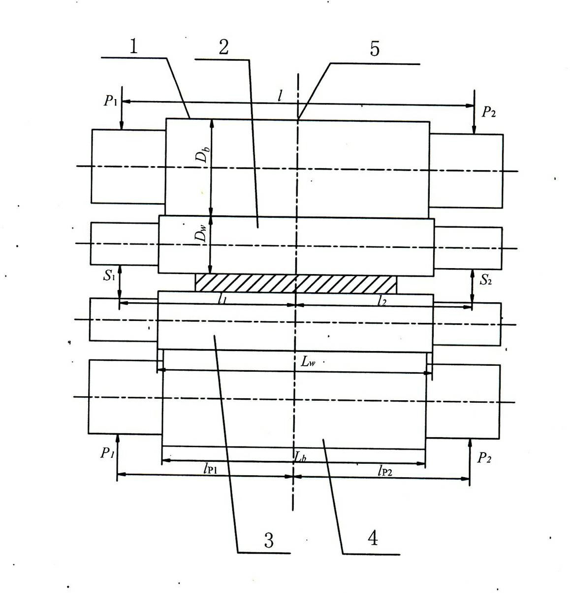 Abnormal shape forecasting method suitable for four-high rolling mill