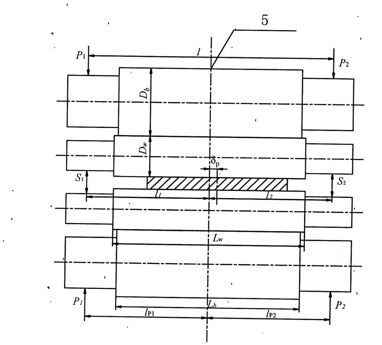 Abnormal shape forecasting method suitable for four-high rolling mill