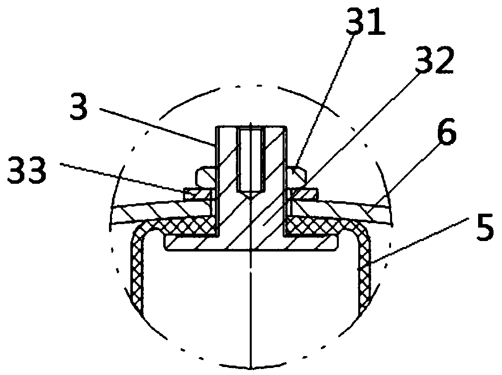 Capsule pressure-stabilizing tank