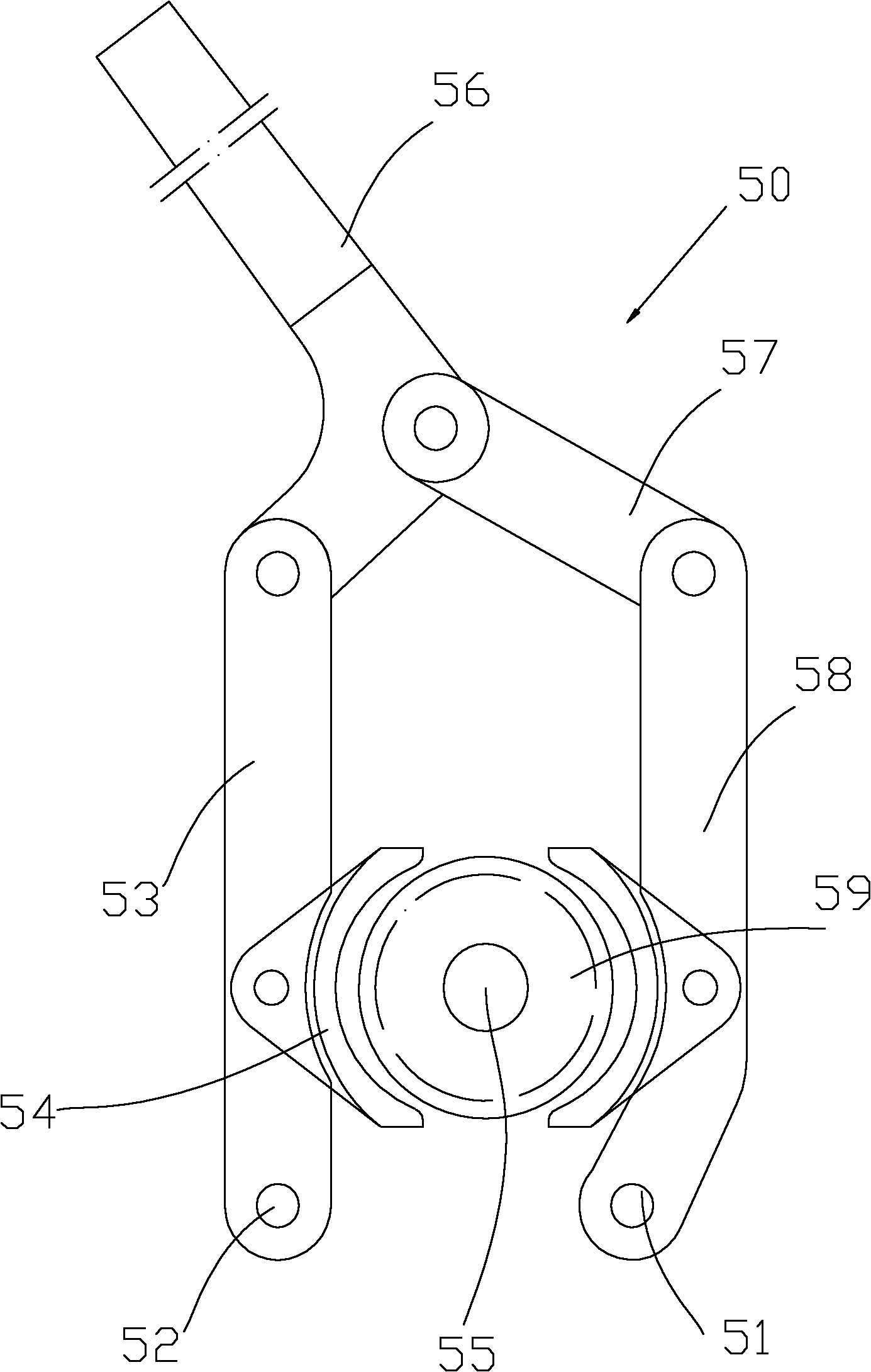 Hand operated grinding mill