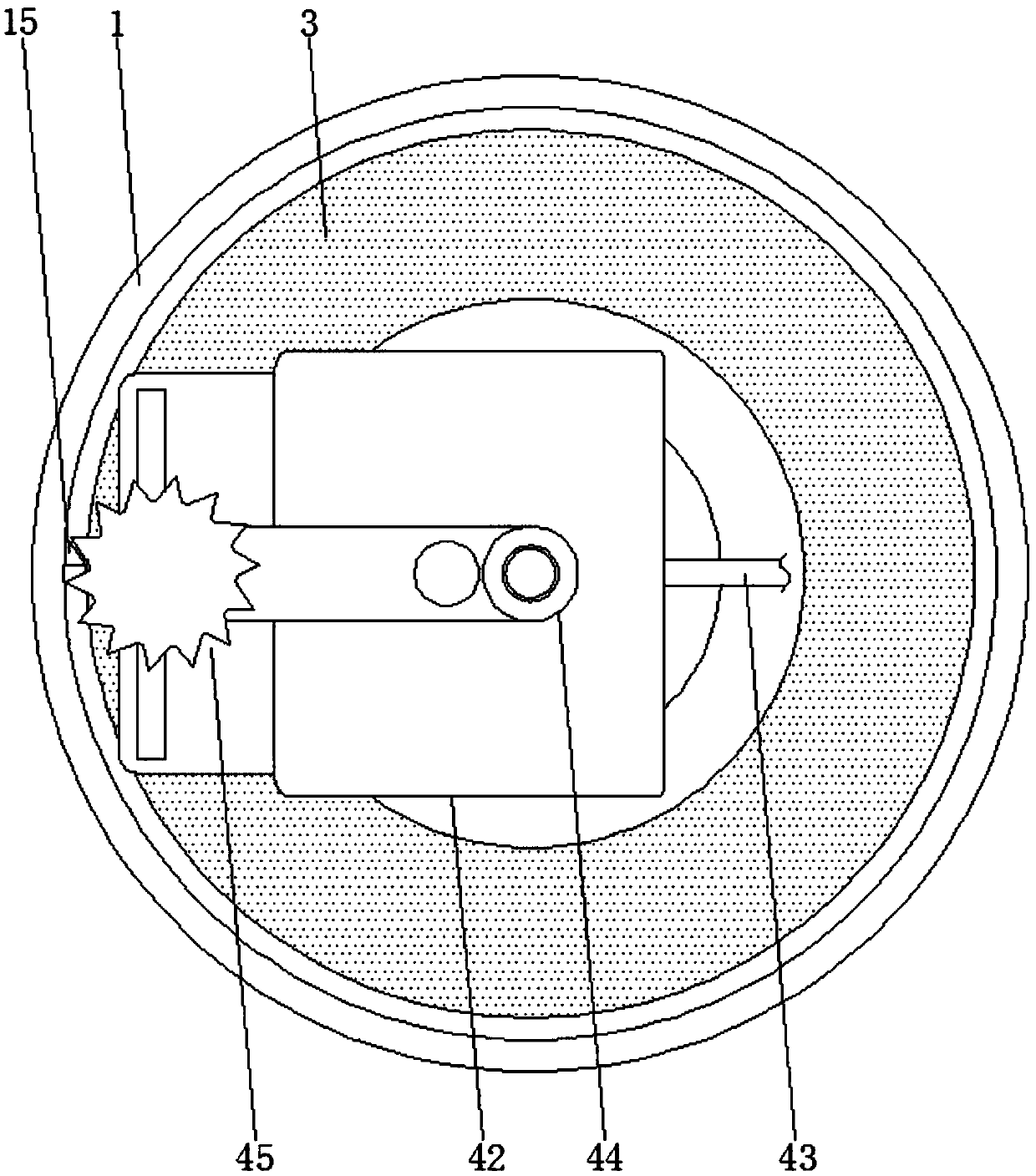 Carbon brush body telescopic damping adjustable type autotransformer and adjusting method thereof