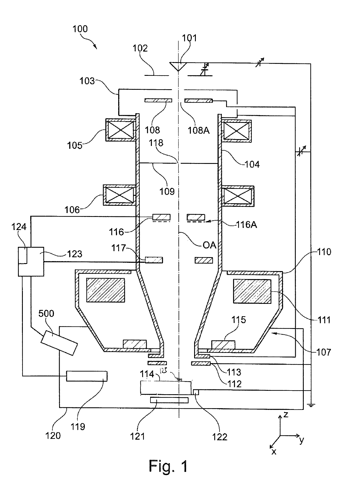 Object preparation device and particle beam device with an object preparation device and method for operating the particle beam device