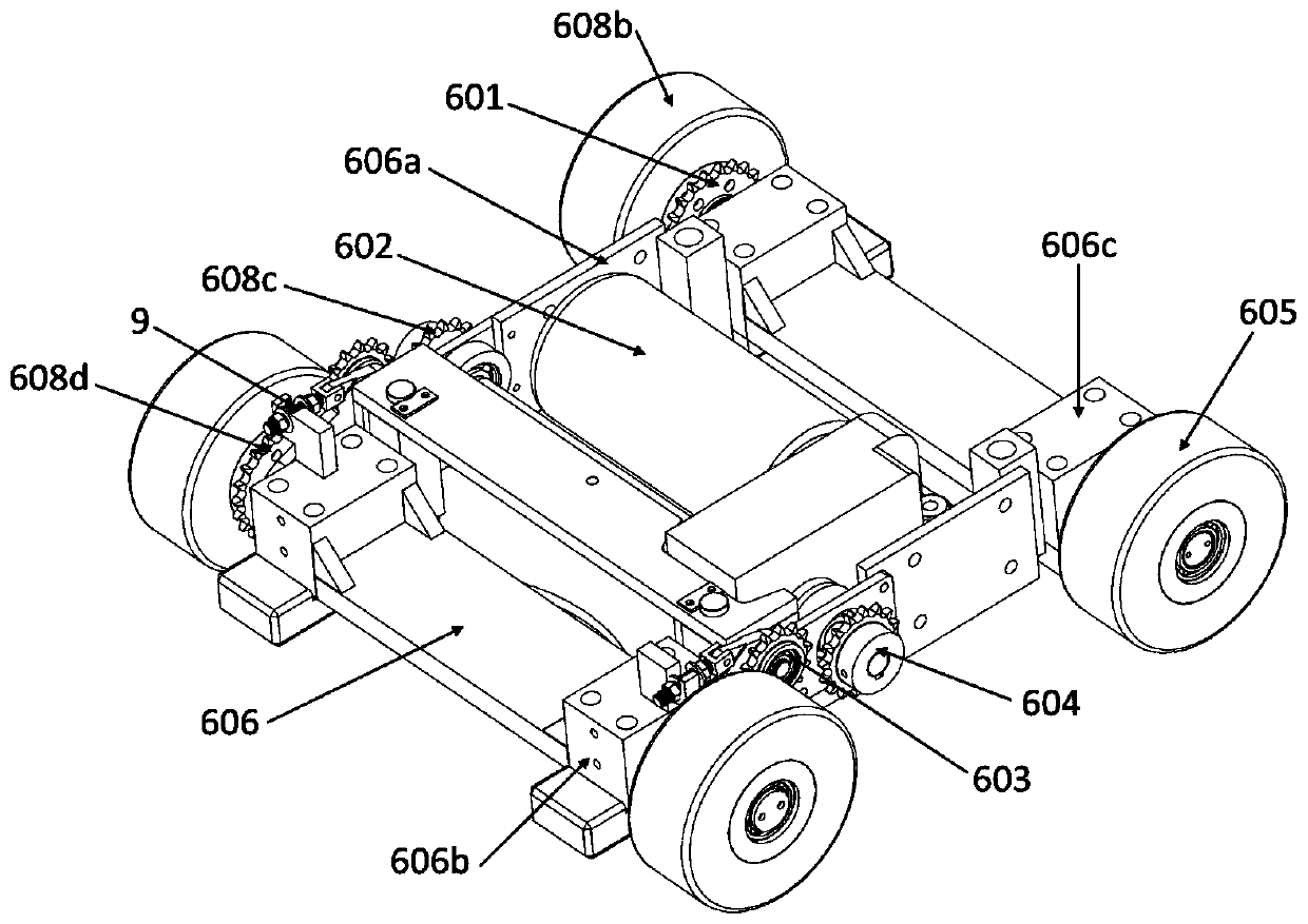 Vertical lifting type automatic parking device and working method thereof