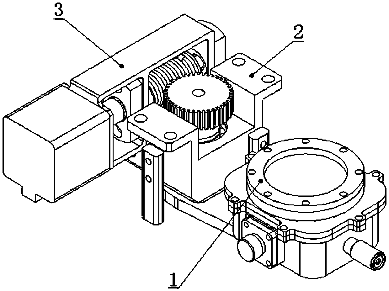 Vacuum temperature control self locking real-time scaling device of thermal infrared high spectral imager