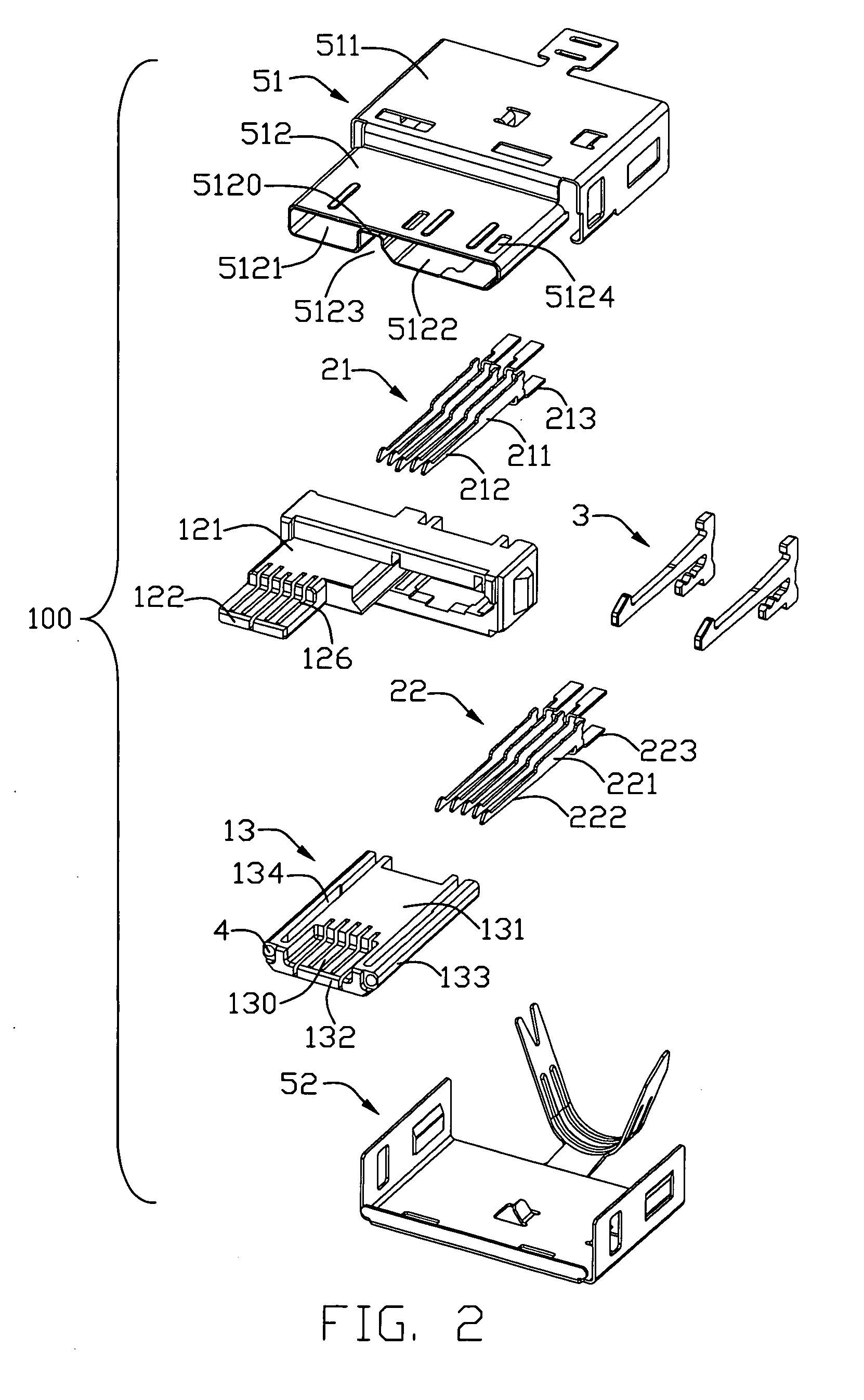 Connector utilized for different kinds of signal transmition