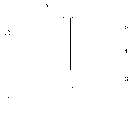 Method for shallow part enhancement type soil-swell soil vertical antifouling separating wall