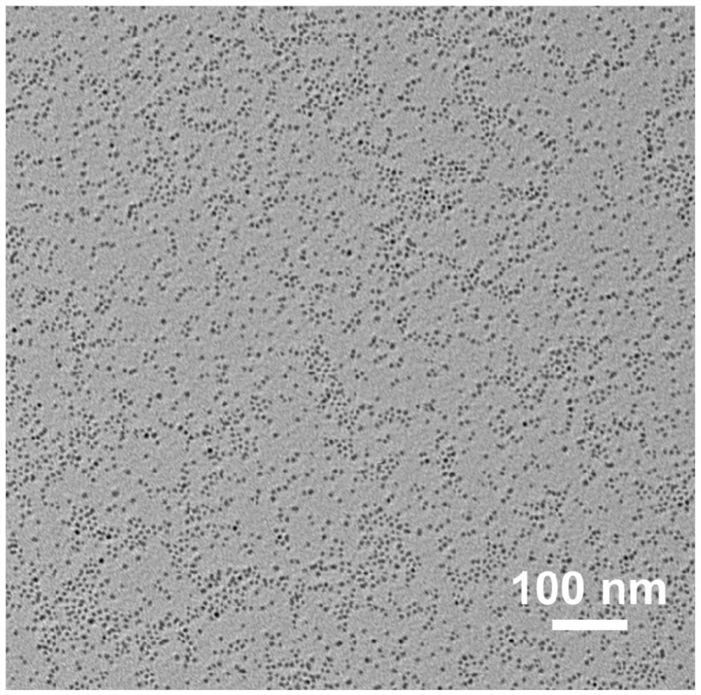 A t1-t2 dual-mode ultra-high field magnetic resonance contrast agent and its preparation method and application