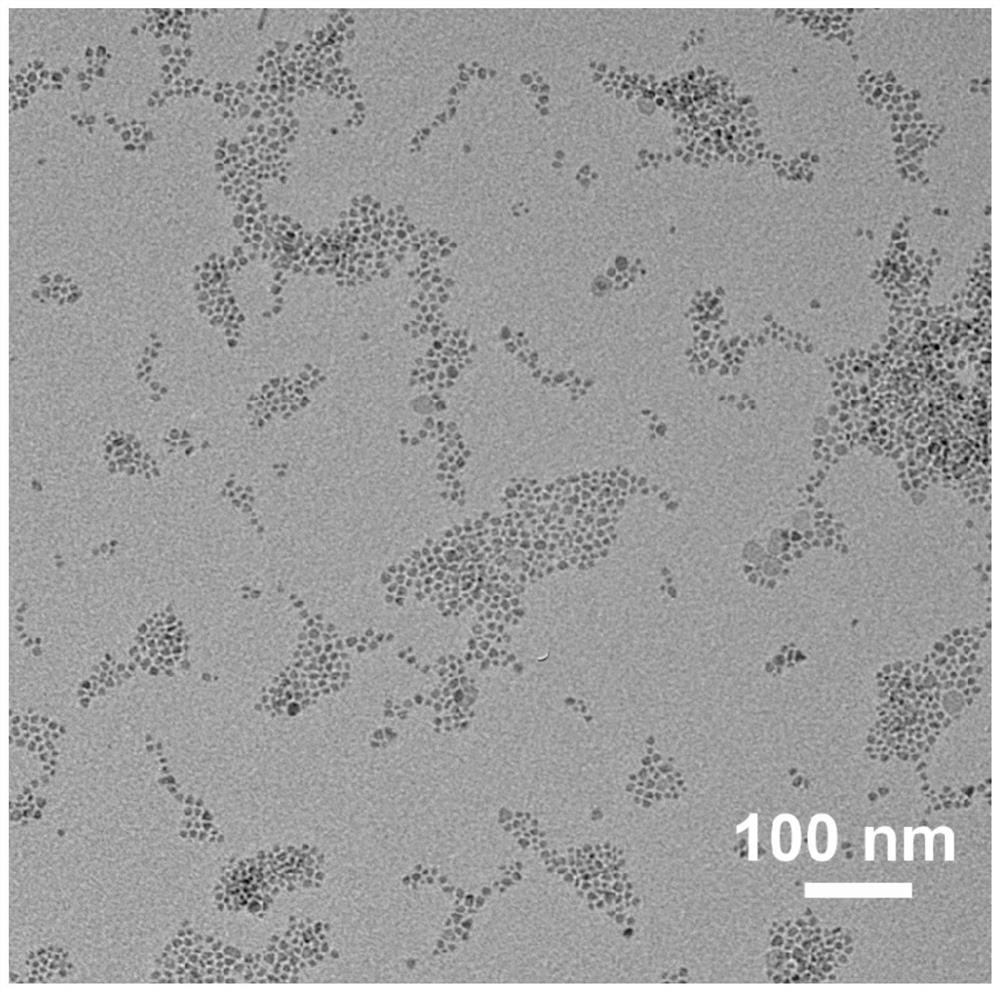 A t1-t2 dual-mode ultra-high field magnetic resonance contrast agent and its preparation method and application