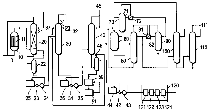 Preparing method for acrylic acid