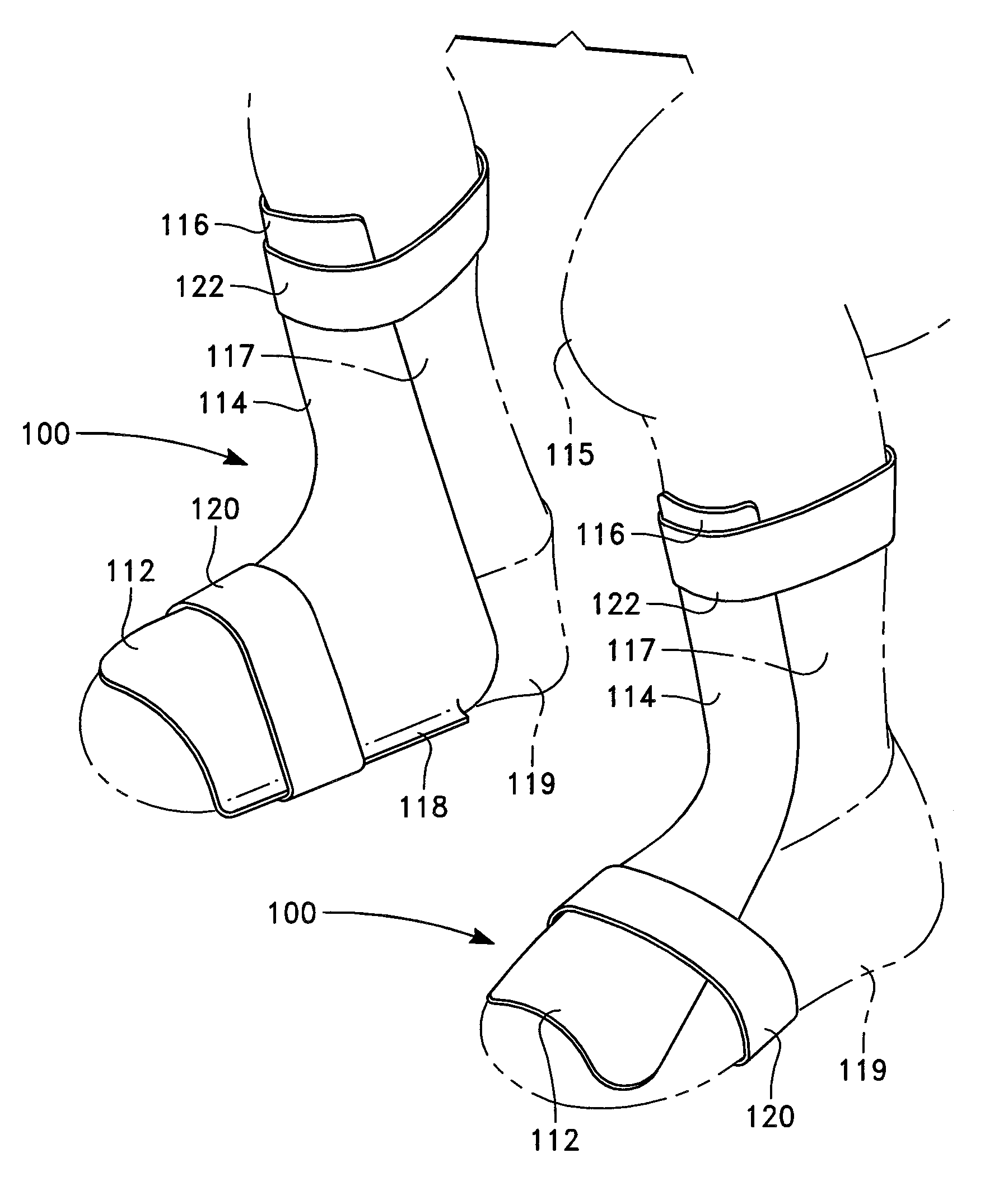 Squat and lunge training device