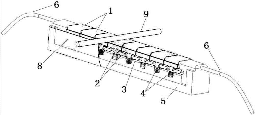 Pantograph head structure capable of reducing offline rate of pantograph-contact line of electric locomotive