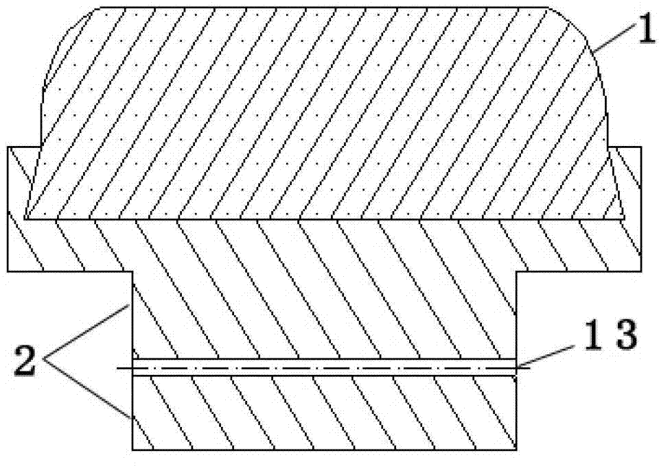 Pantograph head structure capable of reducing offline rate of pantograph-contact line of electric locomotive