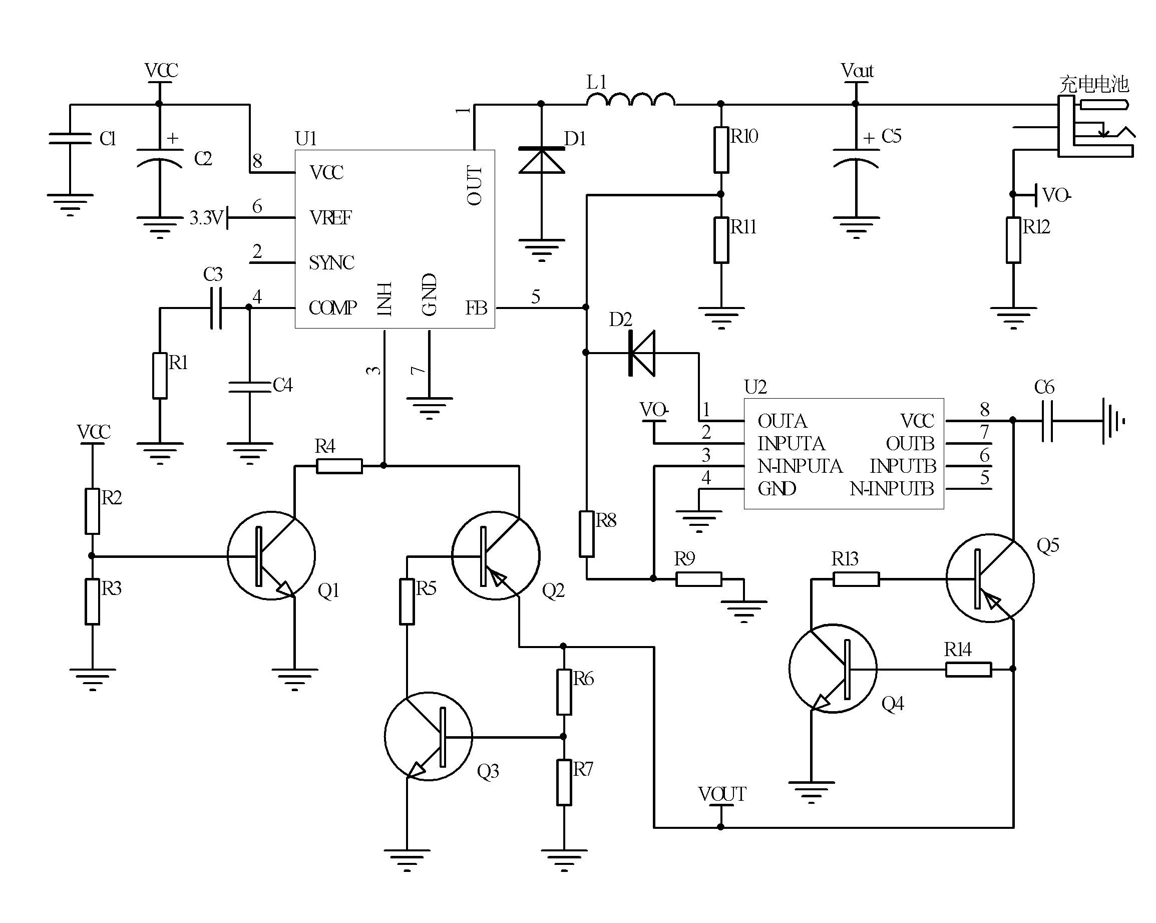 Charging circuit and charging device used for portable lamps