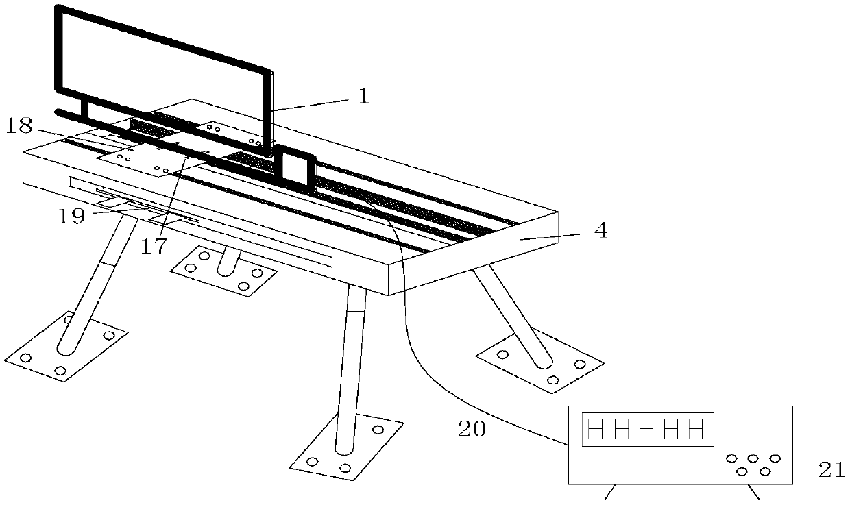 Fixing device of resistance strain extensometer and application thereof