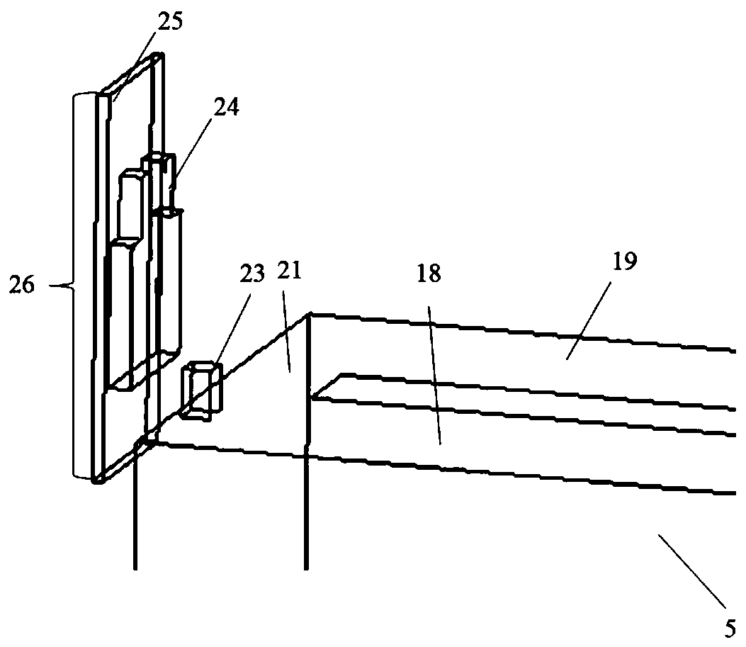 Straight arc type continuous casting machine and fan-shaped section thereof