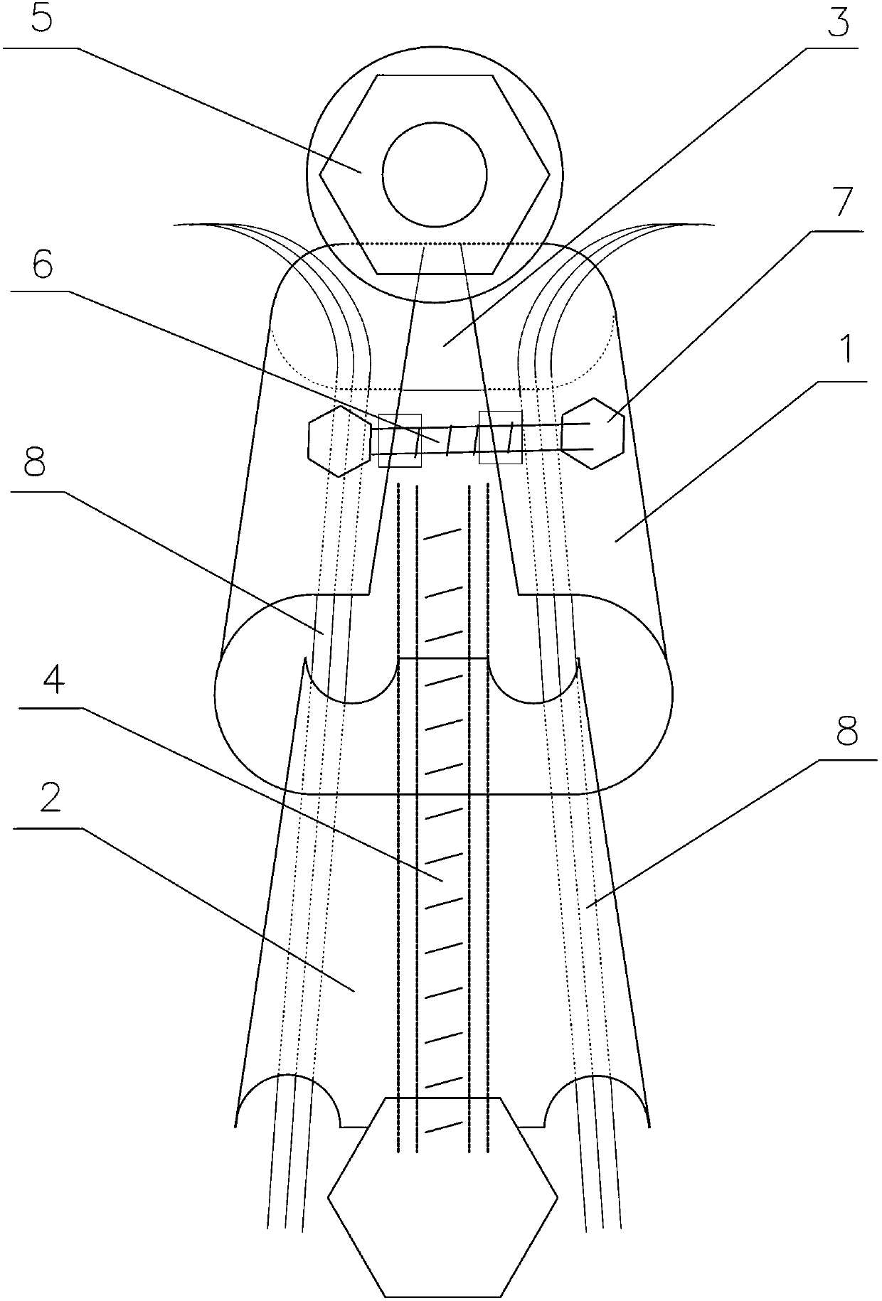 Conducting cable connector