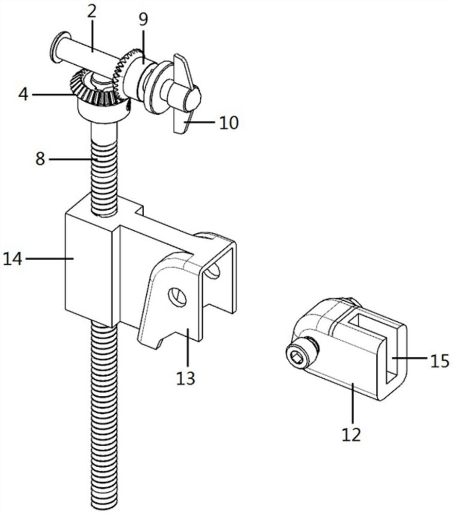 Sample needle anti-collision device for hemagglutination analyzer