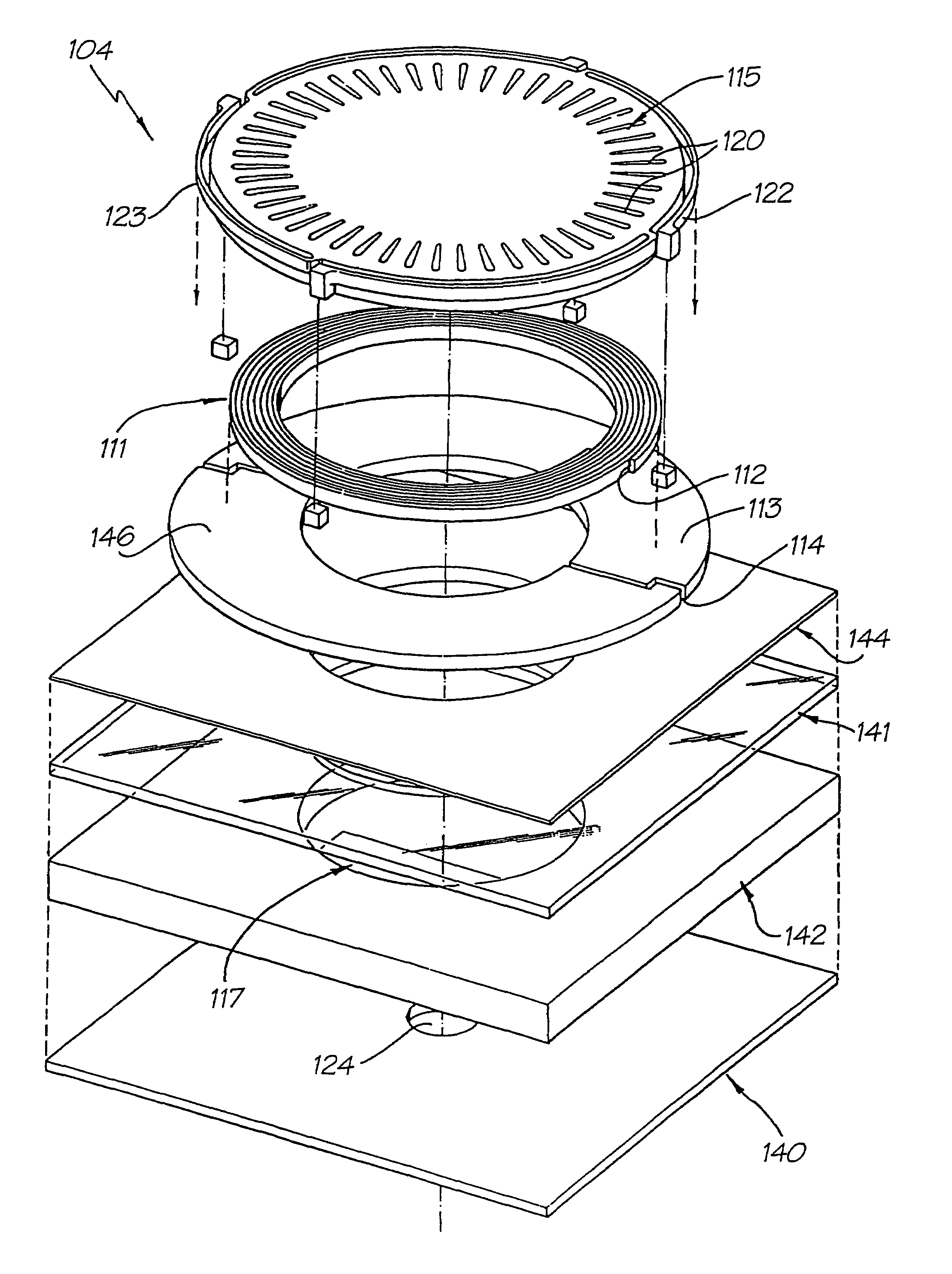 Nozzle with reciprocating plunger