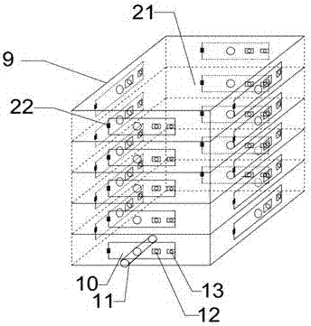 Device and method for tracking frozen soil active layer water movement and underground ice freeze-thaw process