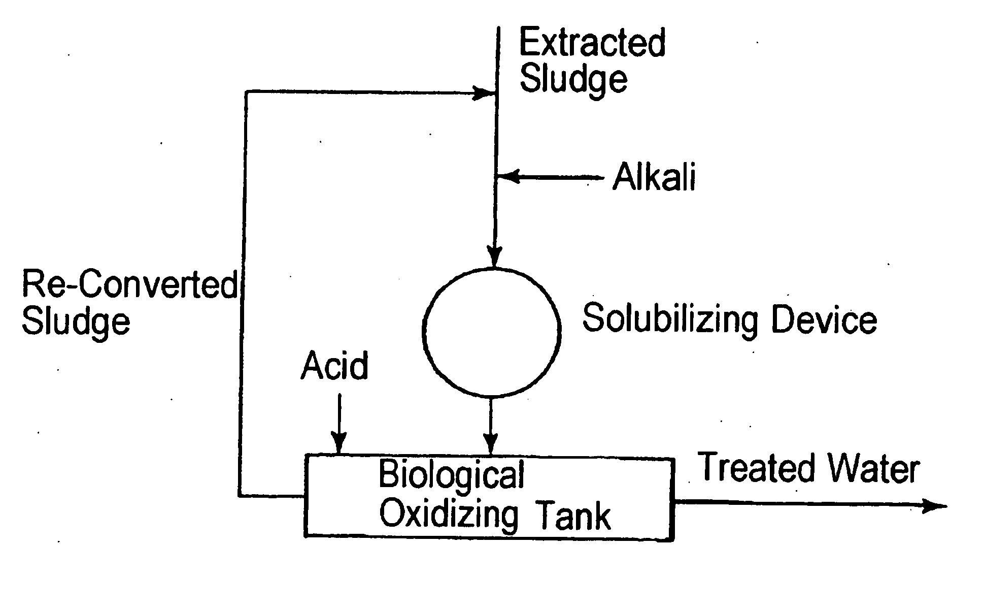 Method of reducing volume of sludge and apparatus therefor