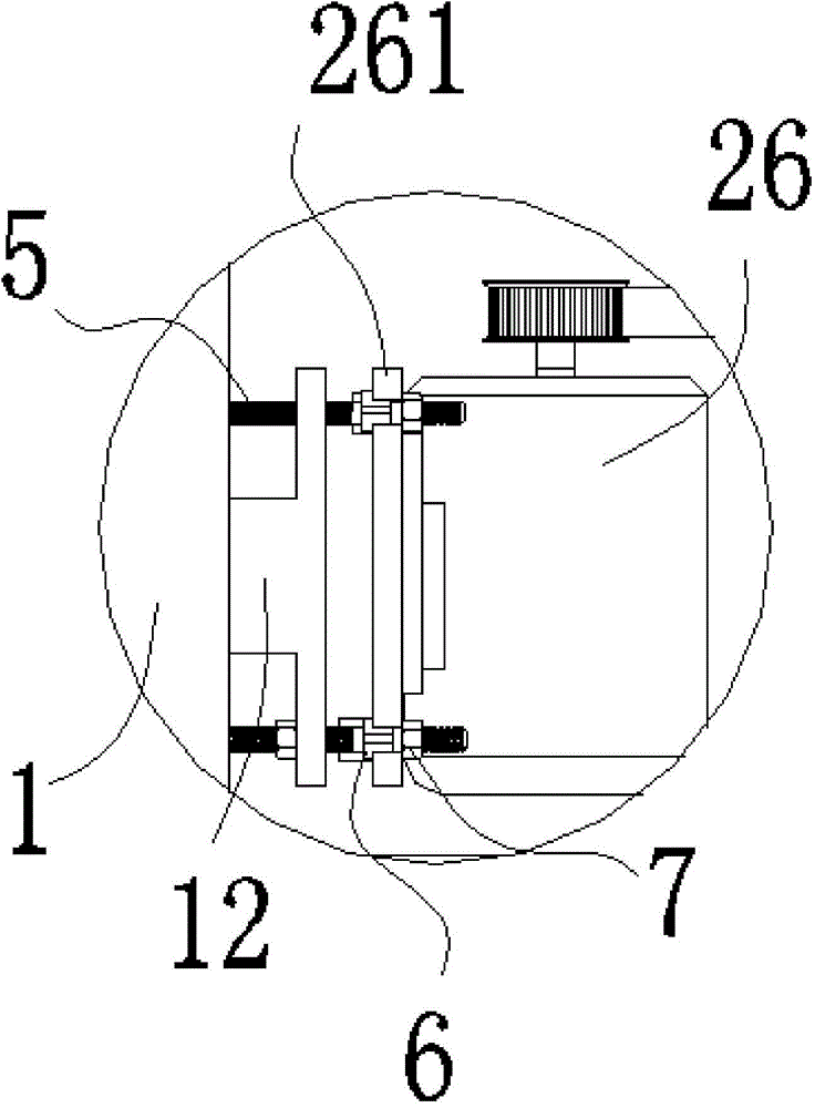 Automatic mechanism hand drive mechanism used for material turnover