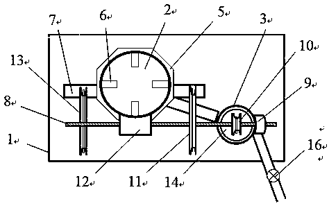 Speed reducer for conveying of pile irradiation sample