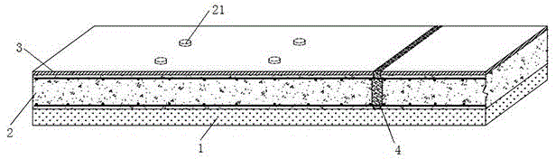 Assembled concrete traffic pavement and construction method thereof