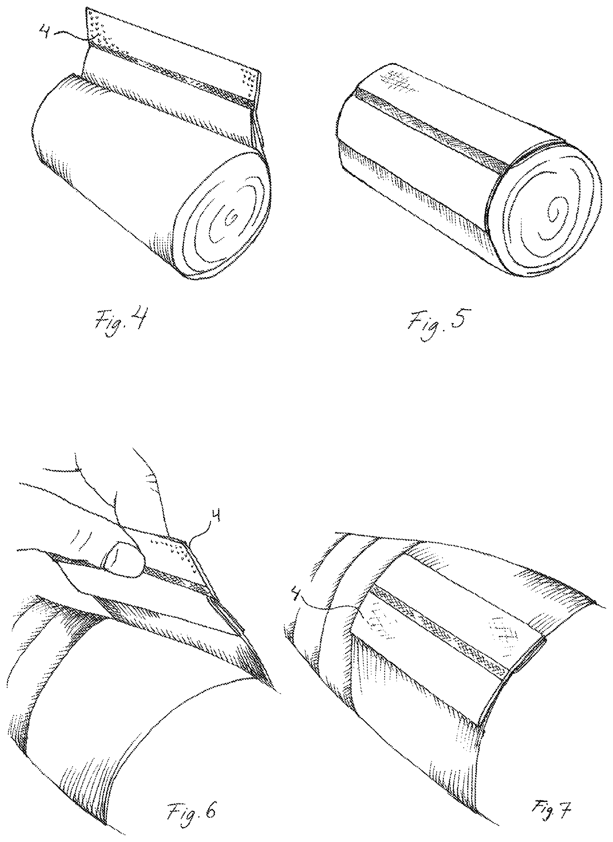 Bandage securing device