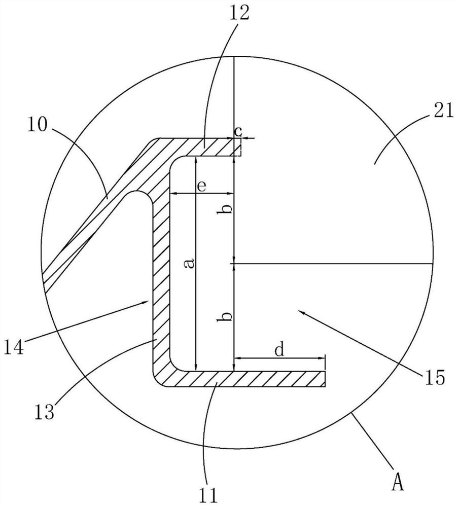 A cooling device for an automobile engine