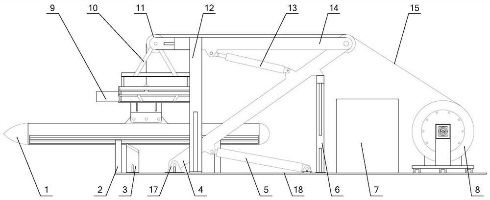 A deployment and recovery device for towed sonar for boats