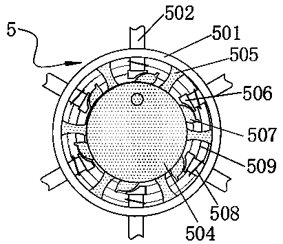 Yarn length measuring instrument facilitating unloading of yarns