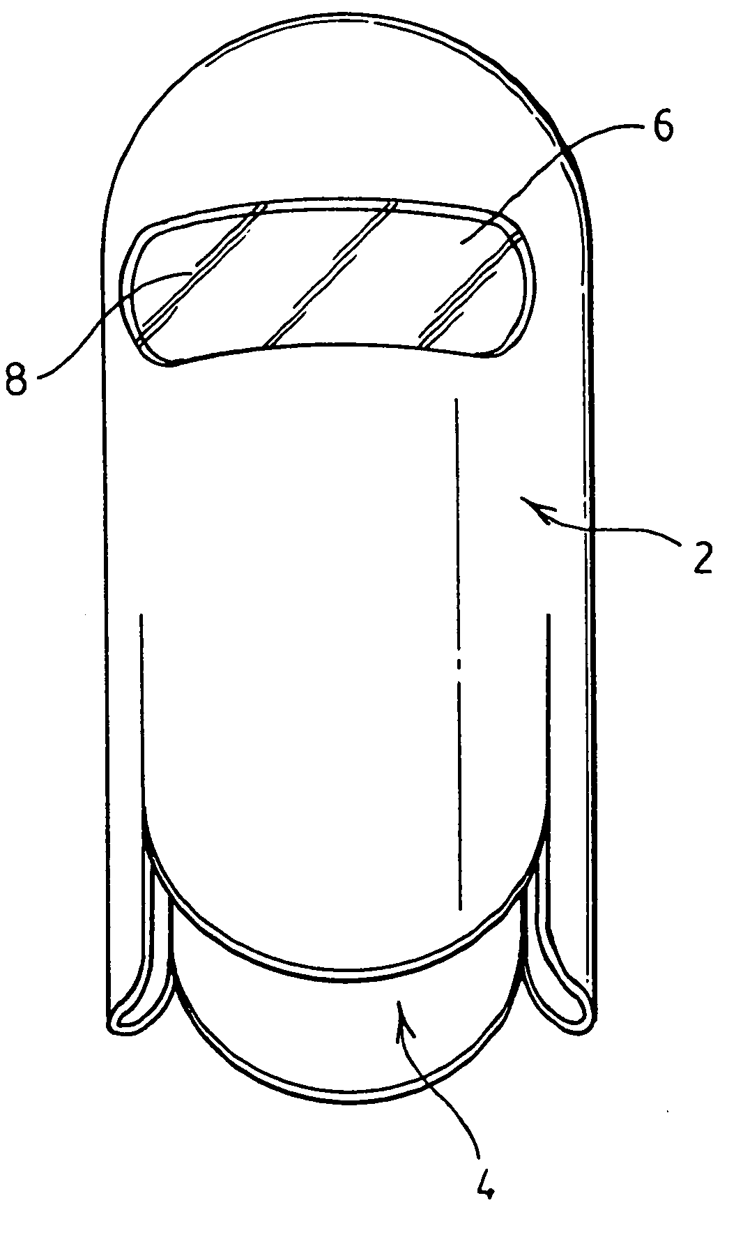 Protective device against biting of arthropods