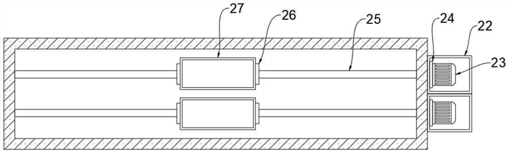 Efficient iron impurity removing device for rice processing and using method thereof